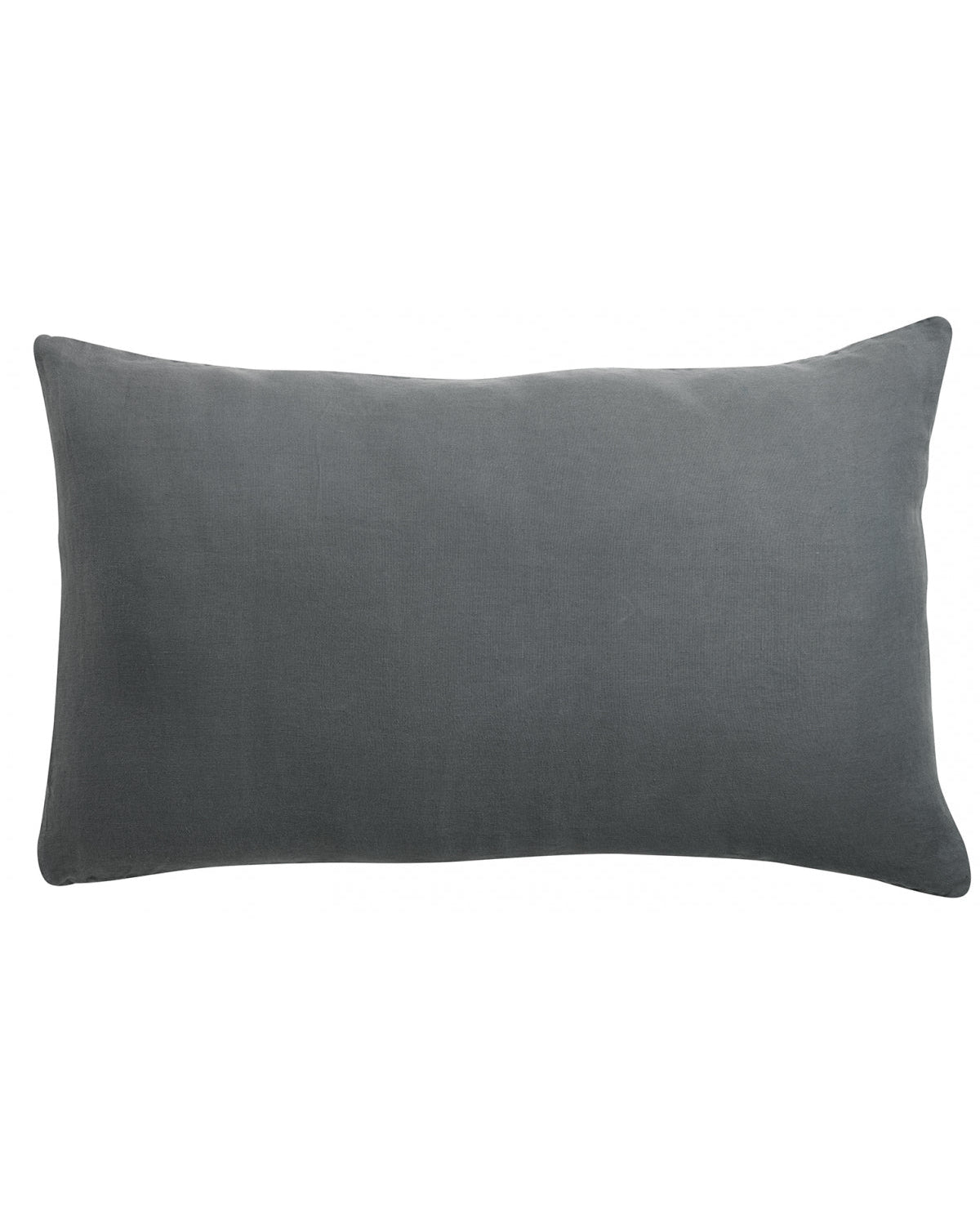 Kala - Federa in canapa, grigio scuro 50 X 75