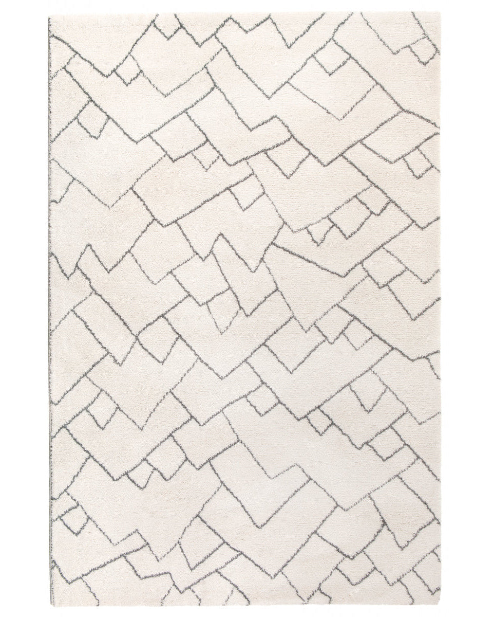 Aspen - Tappeto bianco avorio 160 X 230