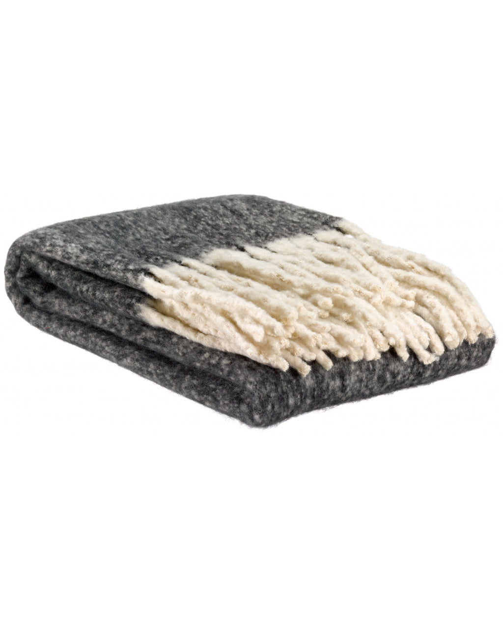 Isabel - Plaid grigio scuro, 130 X 160