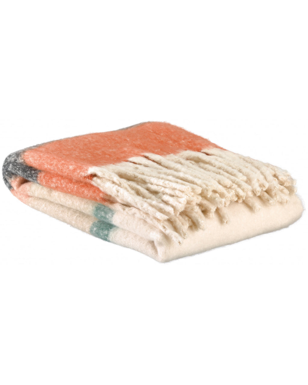 Isabel - plaid a righe Chataigne 130 X 160