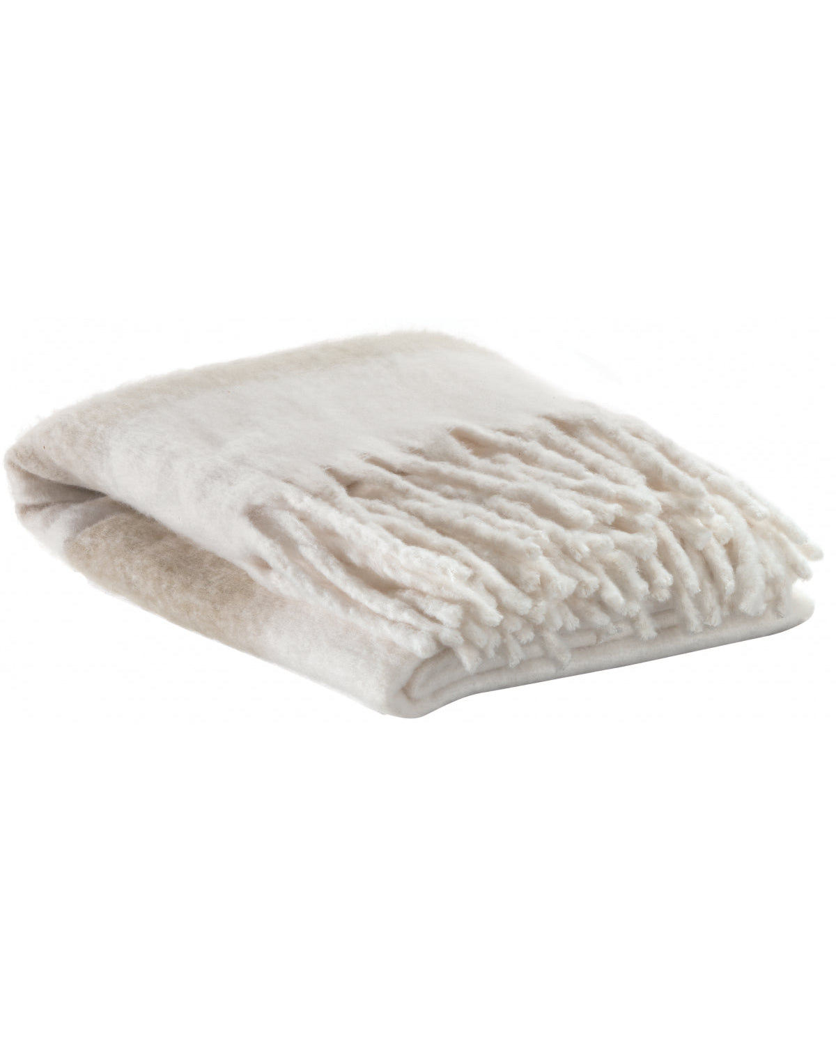 Isabel - plaid a righe tinte naturali 130 X 160