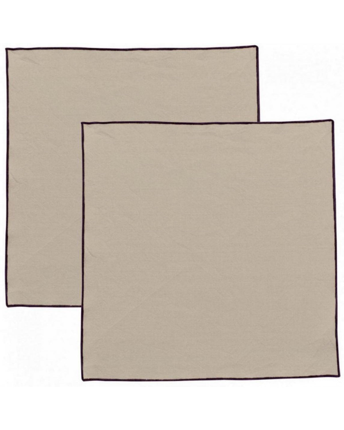 Grace ficelle - Tovagliolo in cotone riciclato, 40 X 40