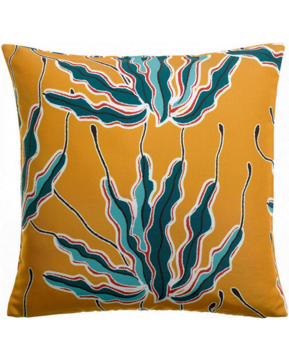 Alga - Cuscino Outdoor Stampato Bronzo 45 X 45