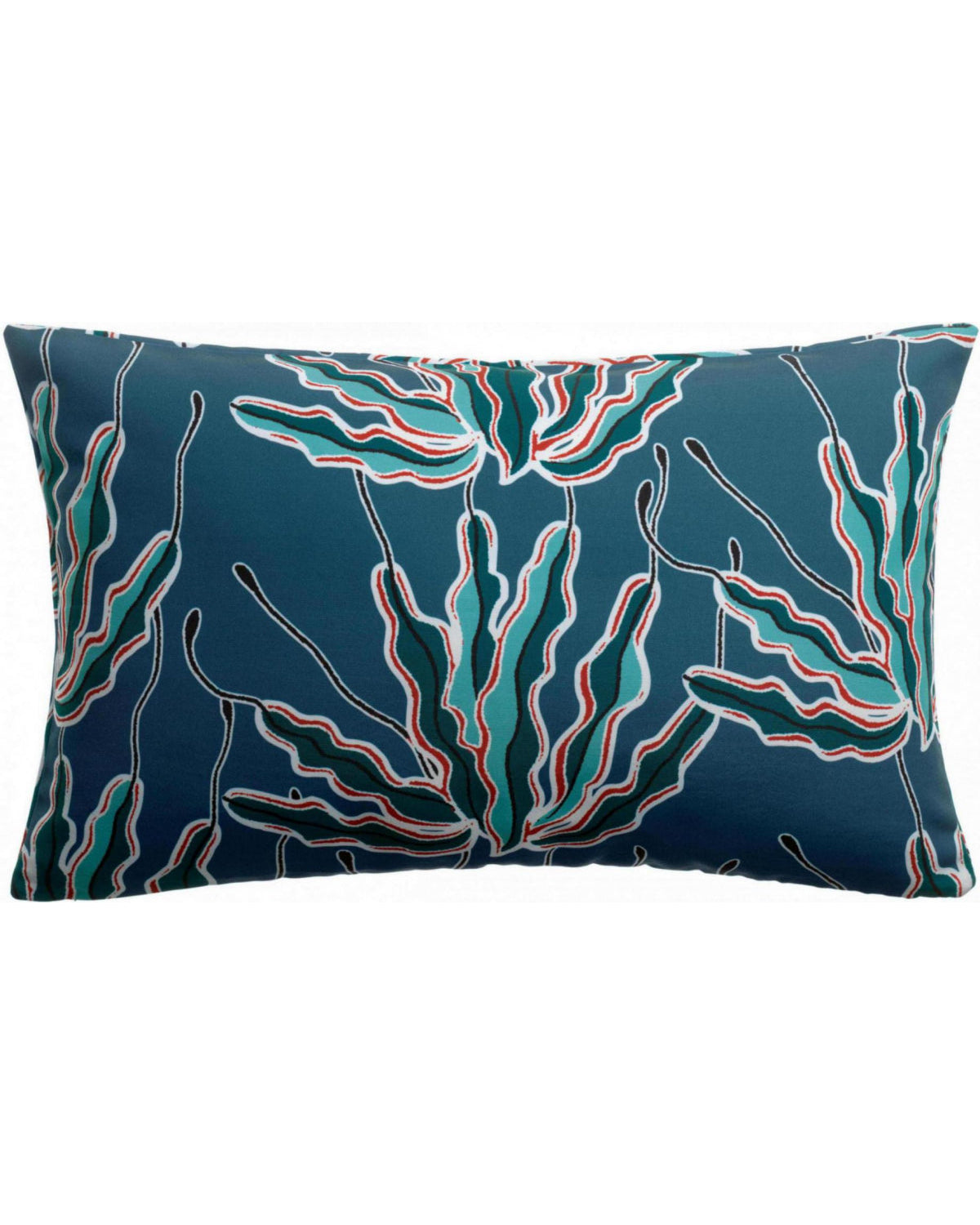Alga - Cuscino Outdoor Stampato Indaco 40 X 65