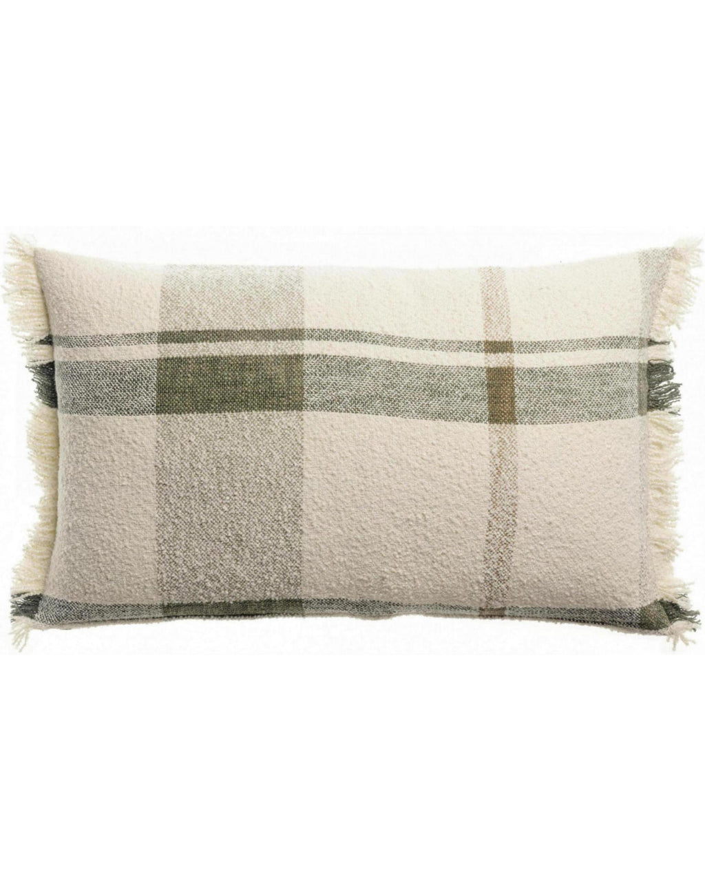 Jane - Cuscino a quadri jacquard 40 X 65