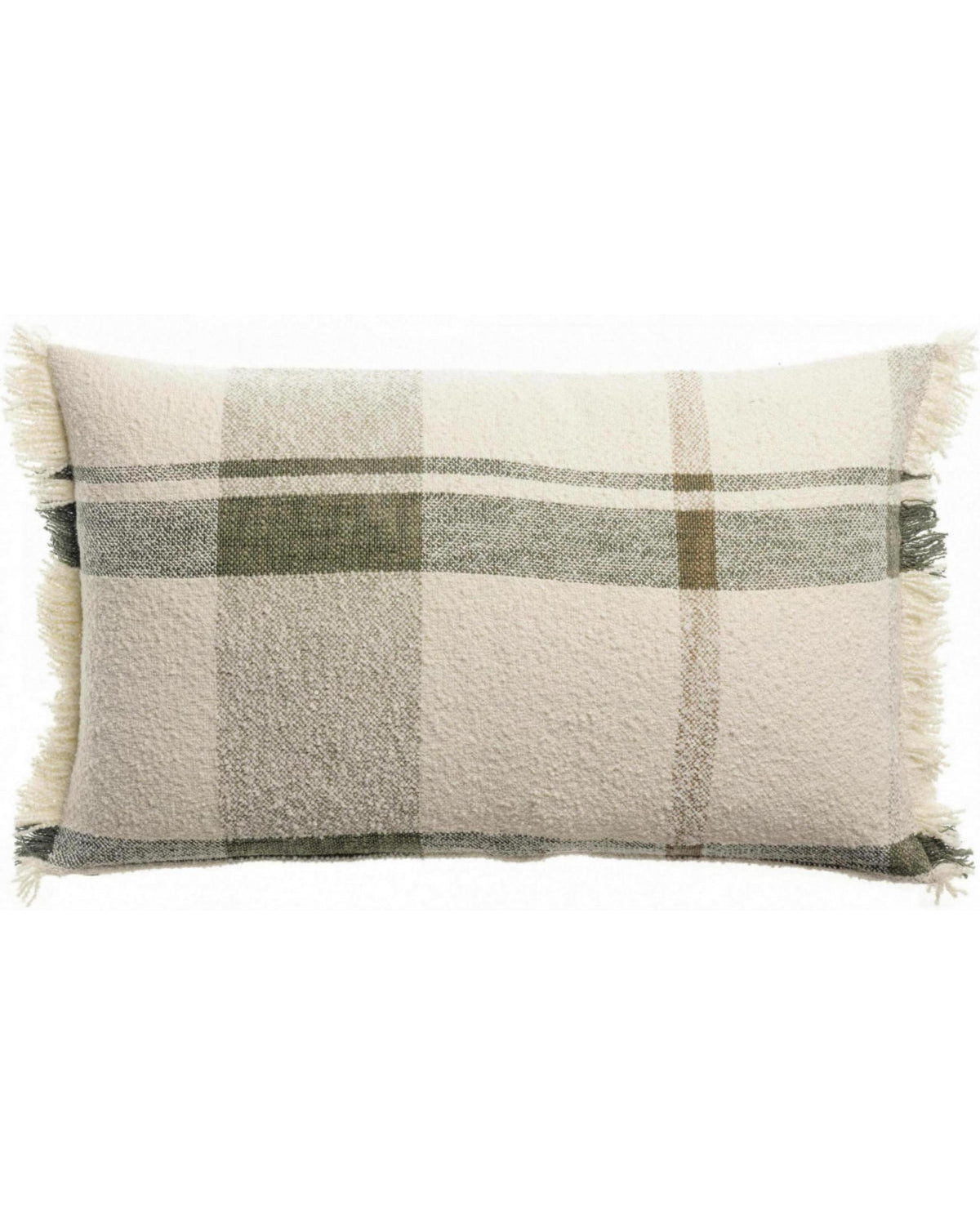 Jane - Cuscino a quadri jacquard 40 X 65