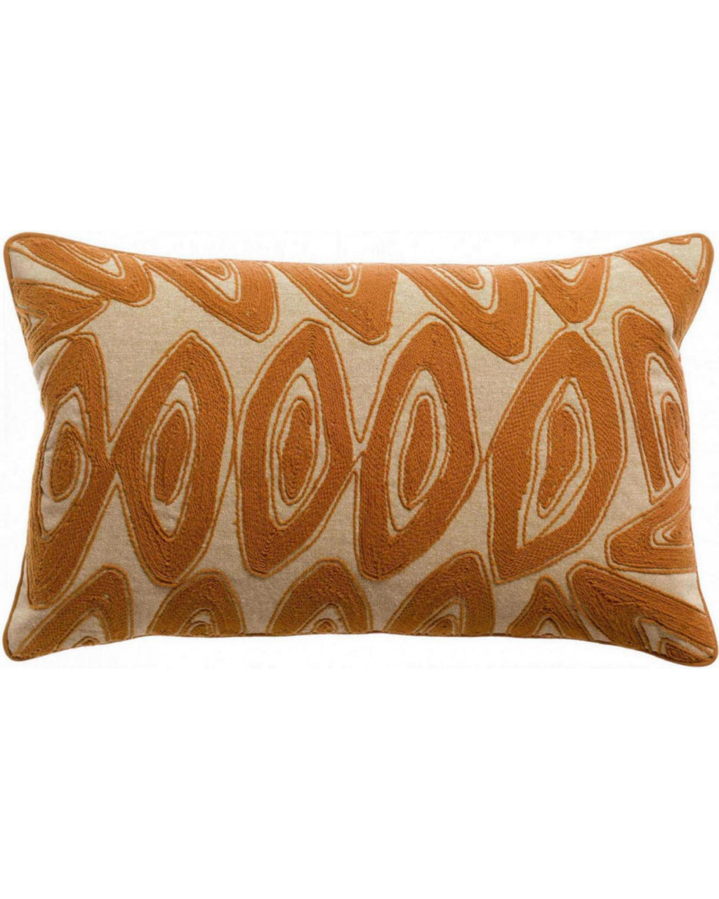 Leya - Cuscino ricamato cuivre 30 X 50