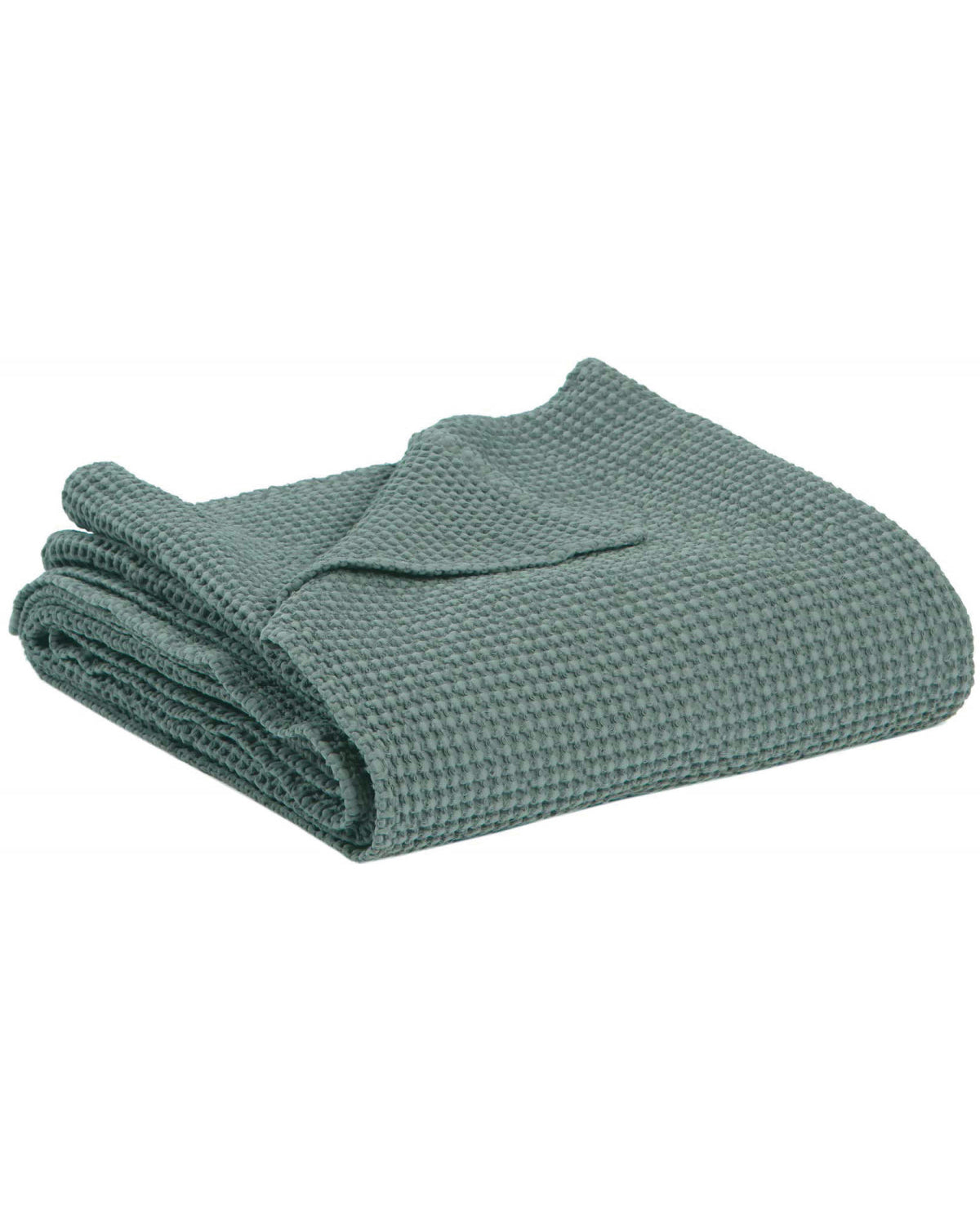 Maia - Copriletto riciclato vert de gris 260 X 260