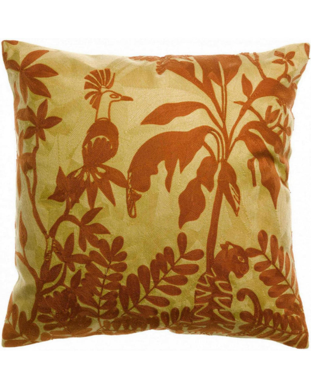 Raki - Cuscino ricamato oro 45 X 45