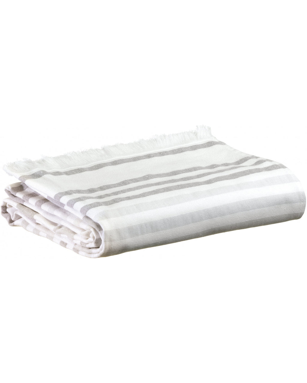 Samoa - Asciugamano fouta a righe, grigio 100 X 200
