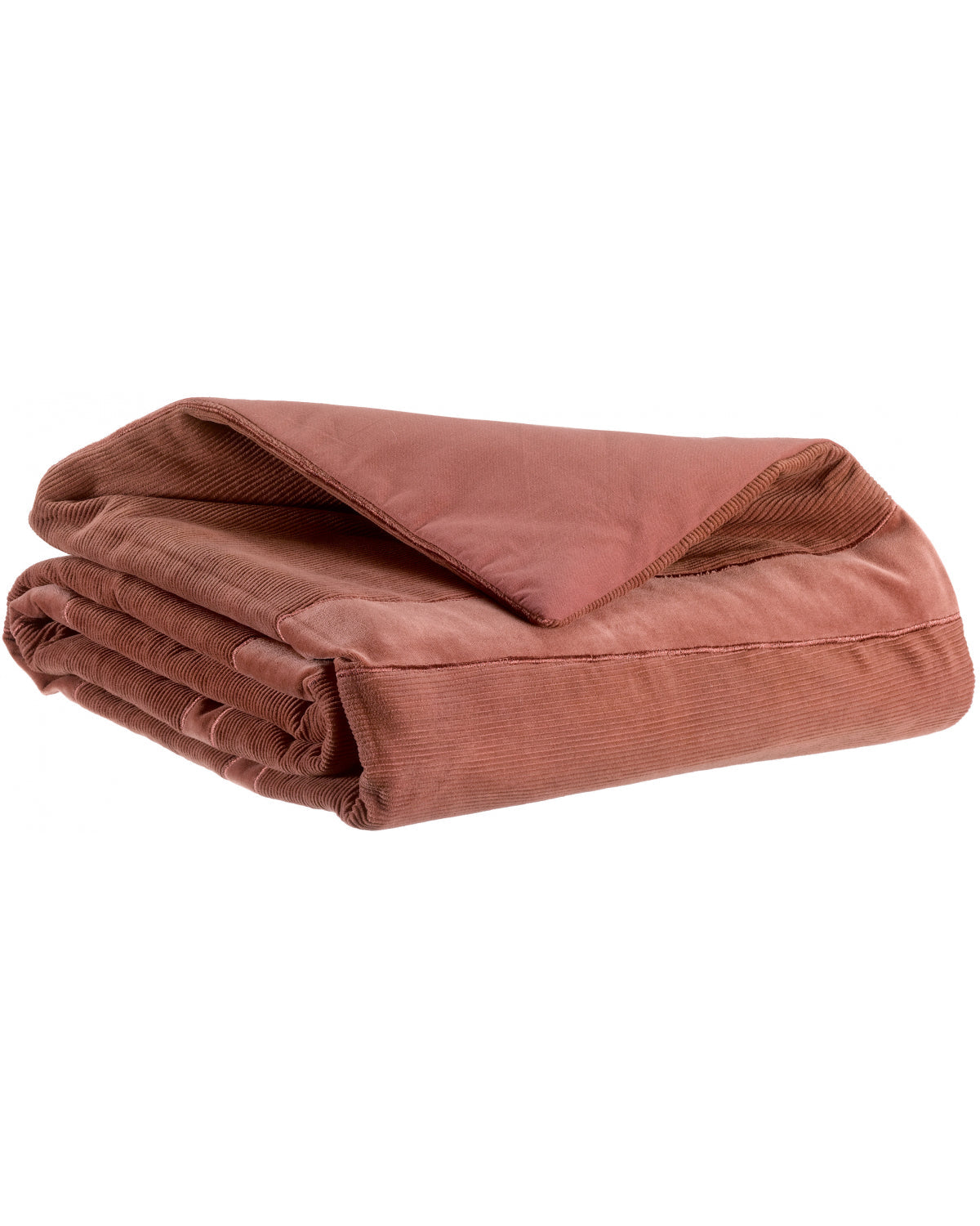 Fara Cotele - plaid in velluto Bois De Rose, 85 X 200