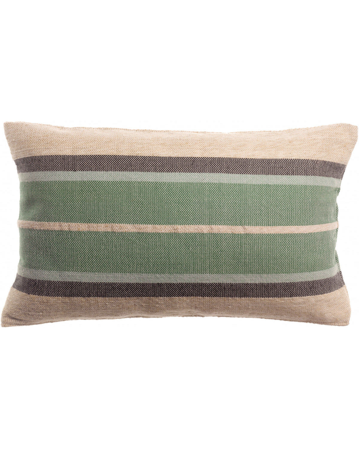 Gatsby - cuscino a righe verde eucalipto, 40 X 65