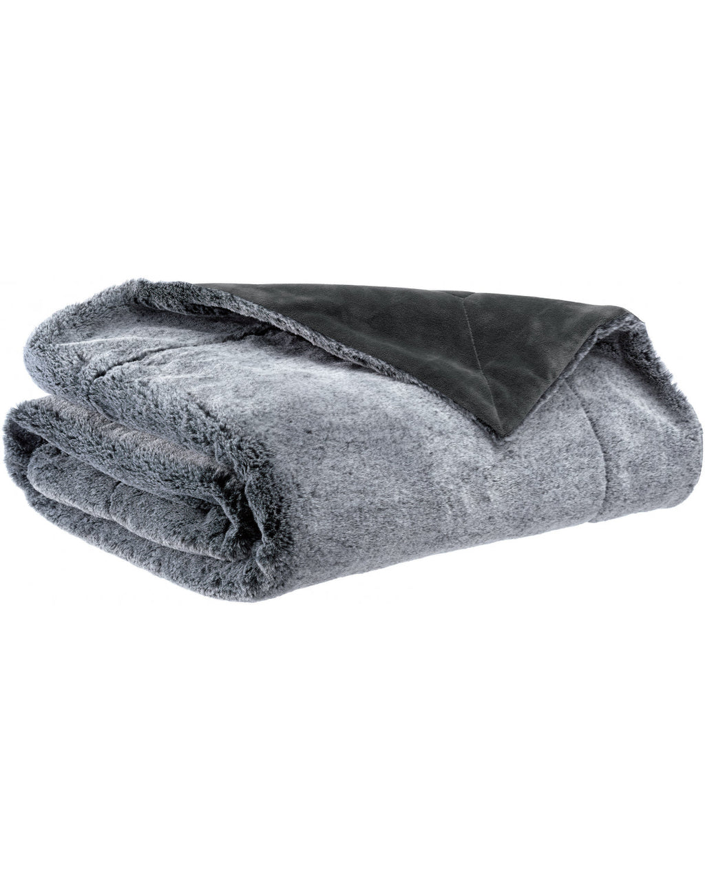 Kinta Tonnerre - plaid pelliccia effetto lapin, 130 X 160