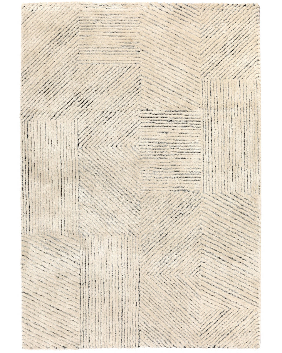 Luna Neige - tappeto fantasia geometrica, 200 X 290 X 2