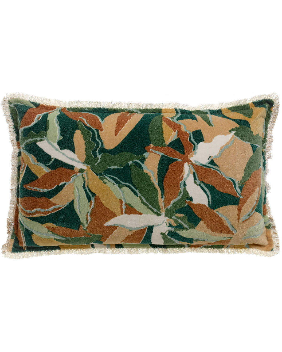 Alina - cuscino in velluto fantasia petrolio, 30 X 50