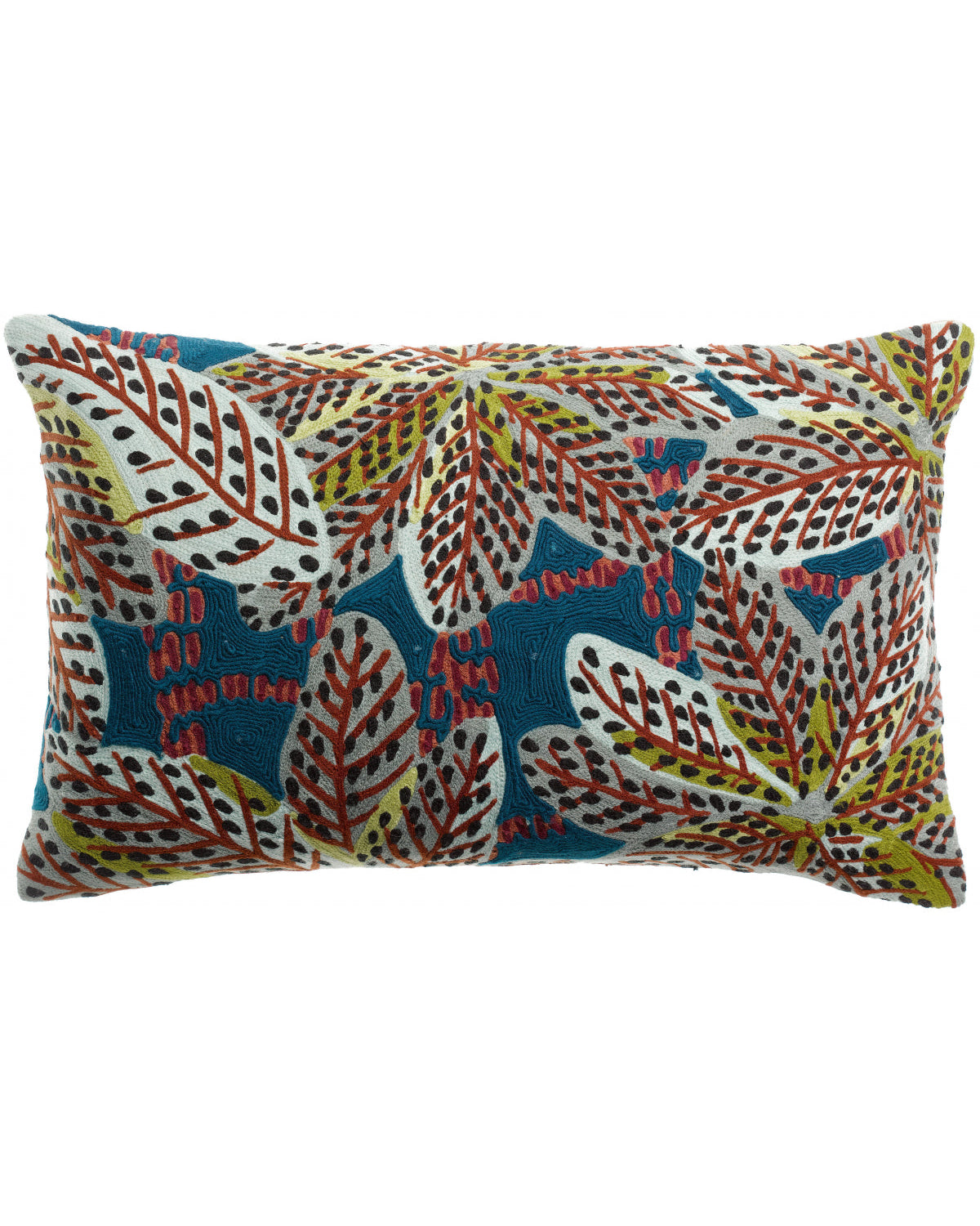 Ariane Petrole - cuscino ricamato 30 X 50