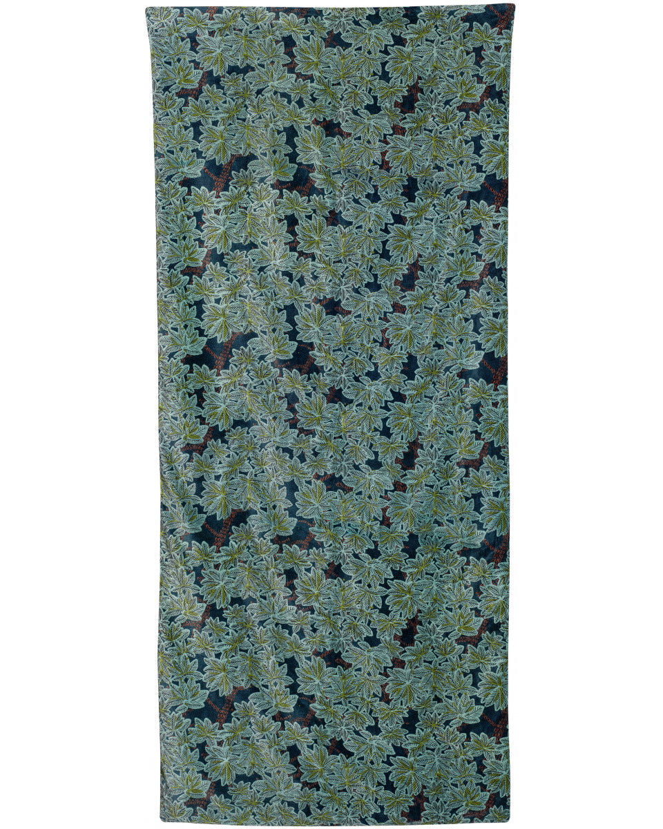 Ariane Petrole - plaid velluto 85 X 200