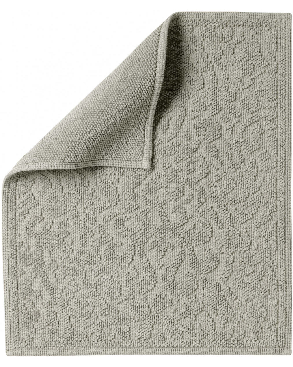 Gilda - Tappeto da bagno grigio perla 54 X 64