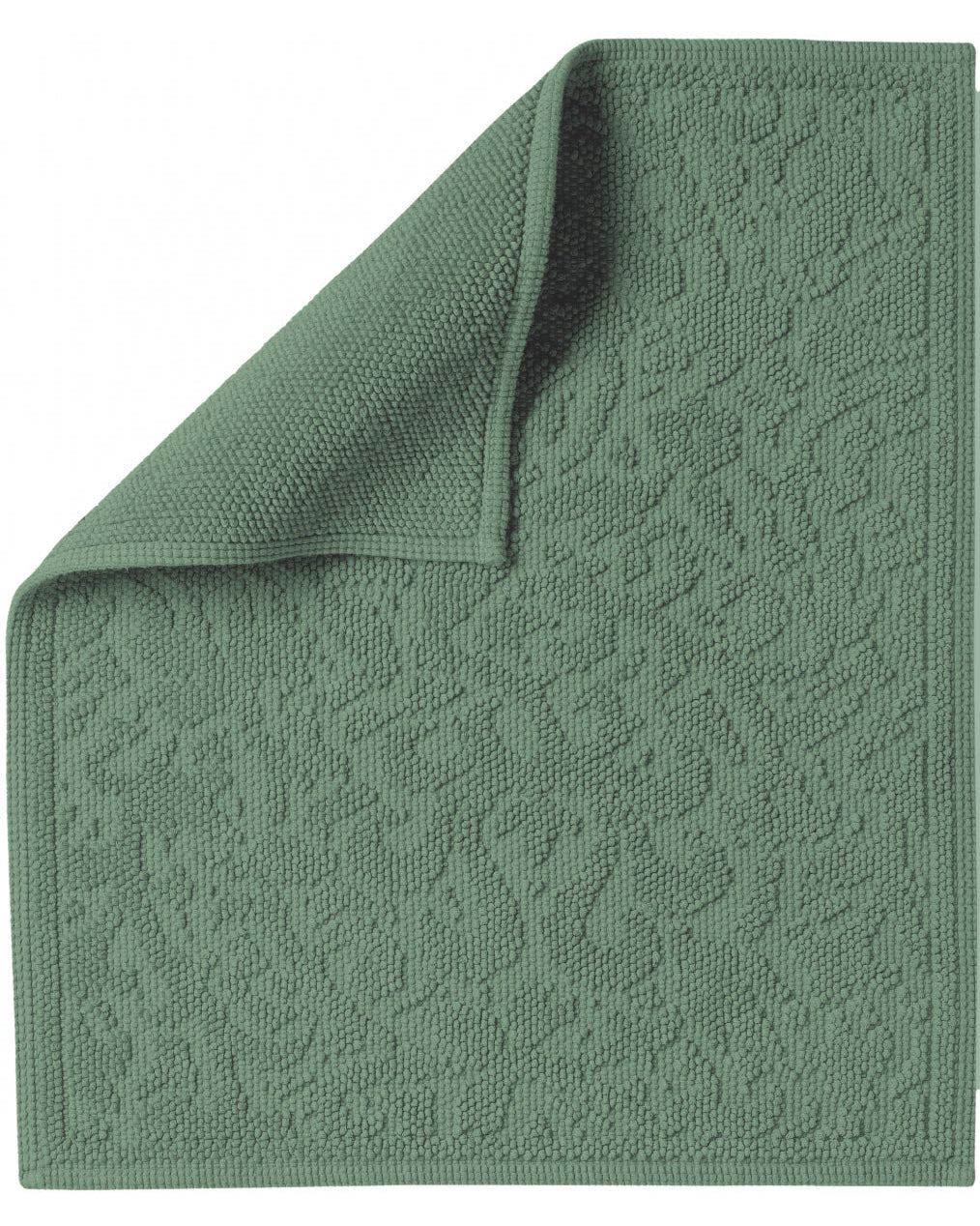 Gilda - Tappeto da bagno verde timo 54 X 64