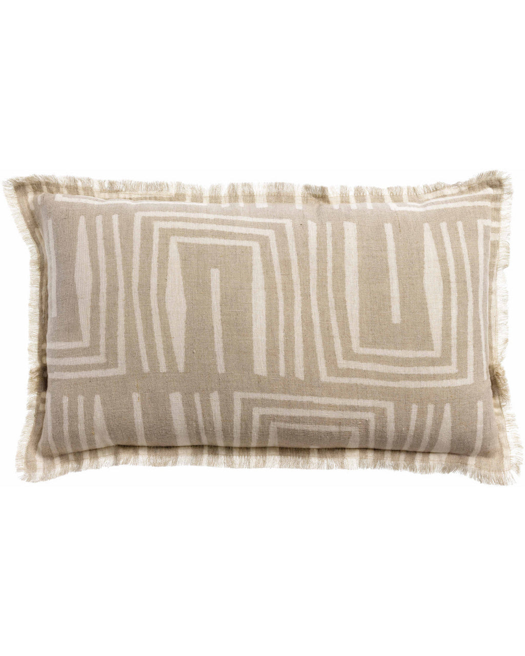 Tina - Cuscino avorio e beige, 30 X 50