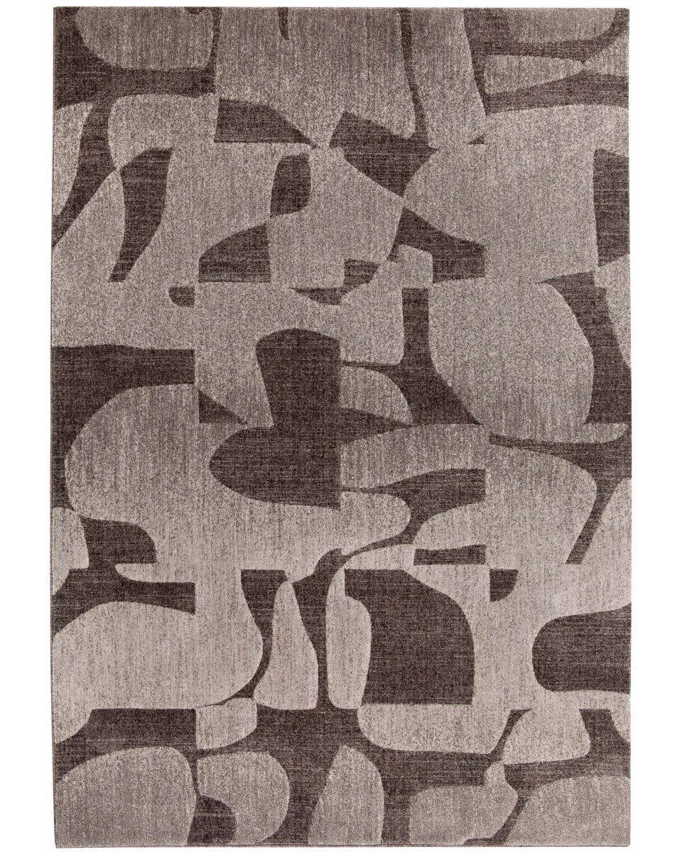 Kiara - tappeto moderno carbone, 200 x 290 x 1