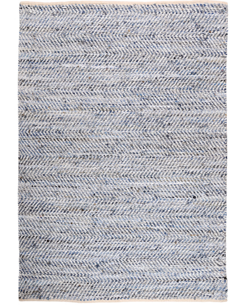 Atlas - Tappeto bianco e blu 160 X 230