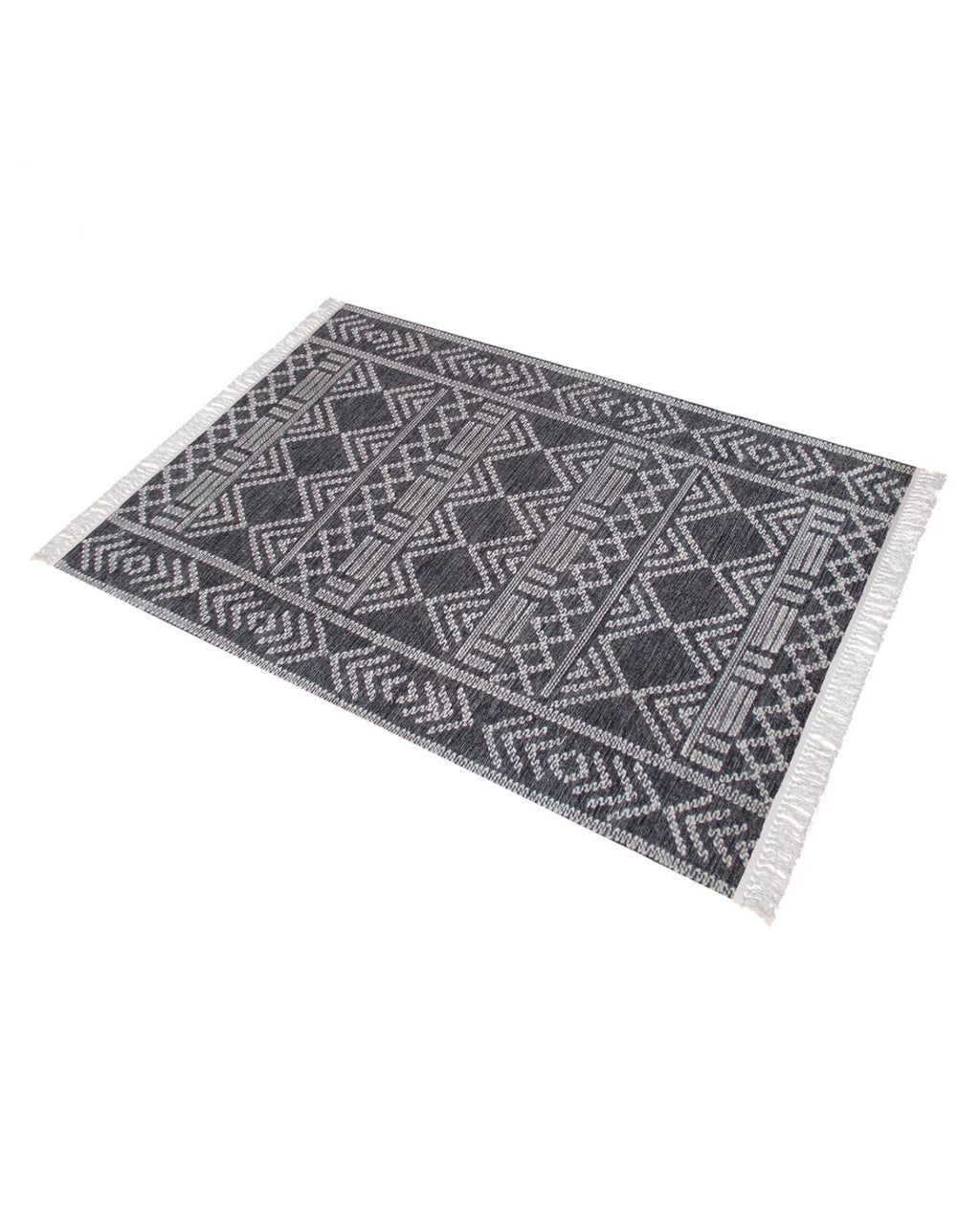 Mays - Tappeto grigio scuro e avorio 190 X 290