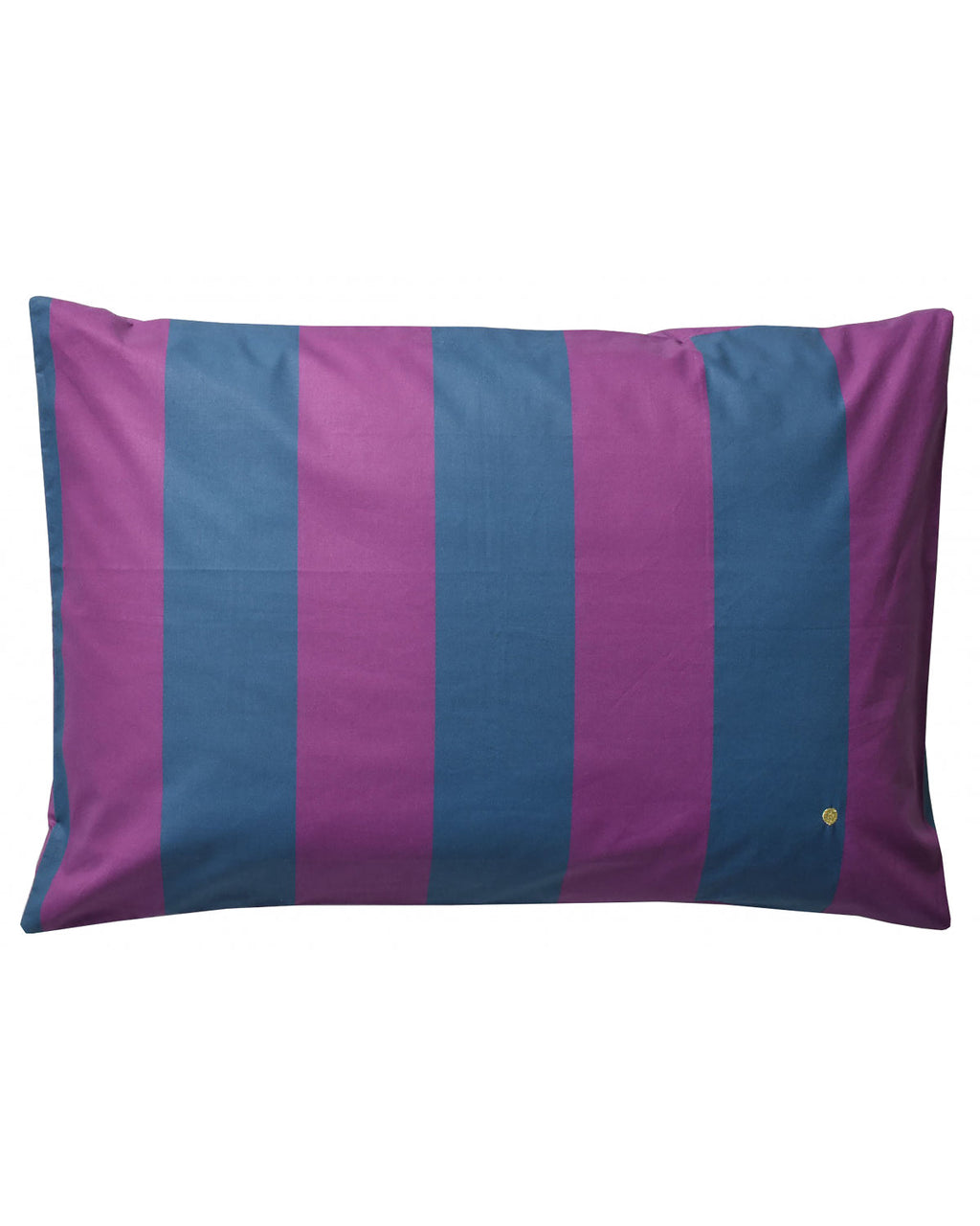 Malo - Federa in cotone bio a righe, 70 X 50