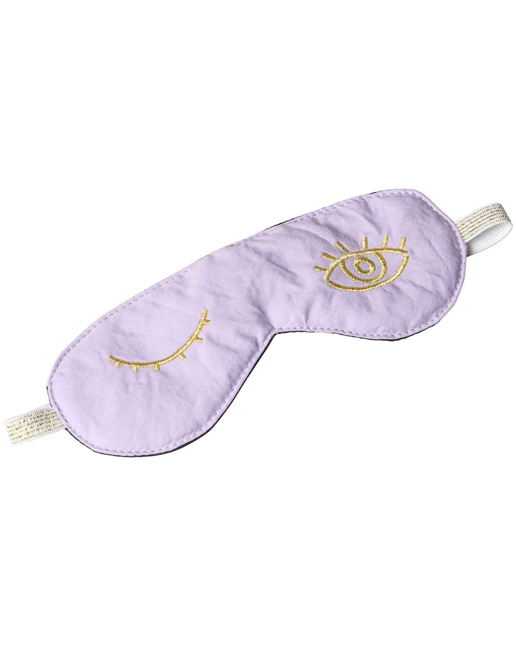 Eyes - Maschera da nottein cotone bio, lilla