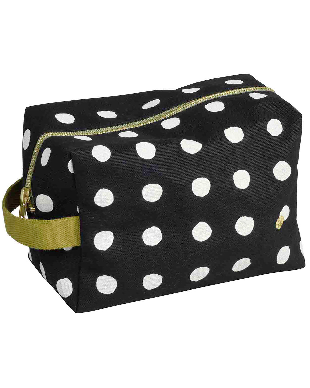 Mia - Beauty case a pois in cotone bio