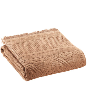 Zoe - Asciugamano da doccia nocciola, 70 X 140 - 50727653474625