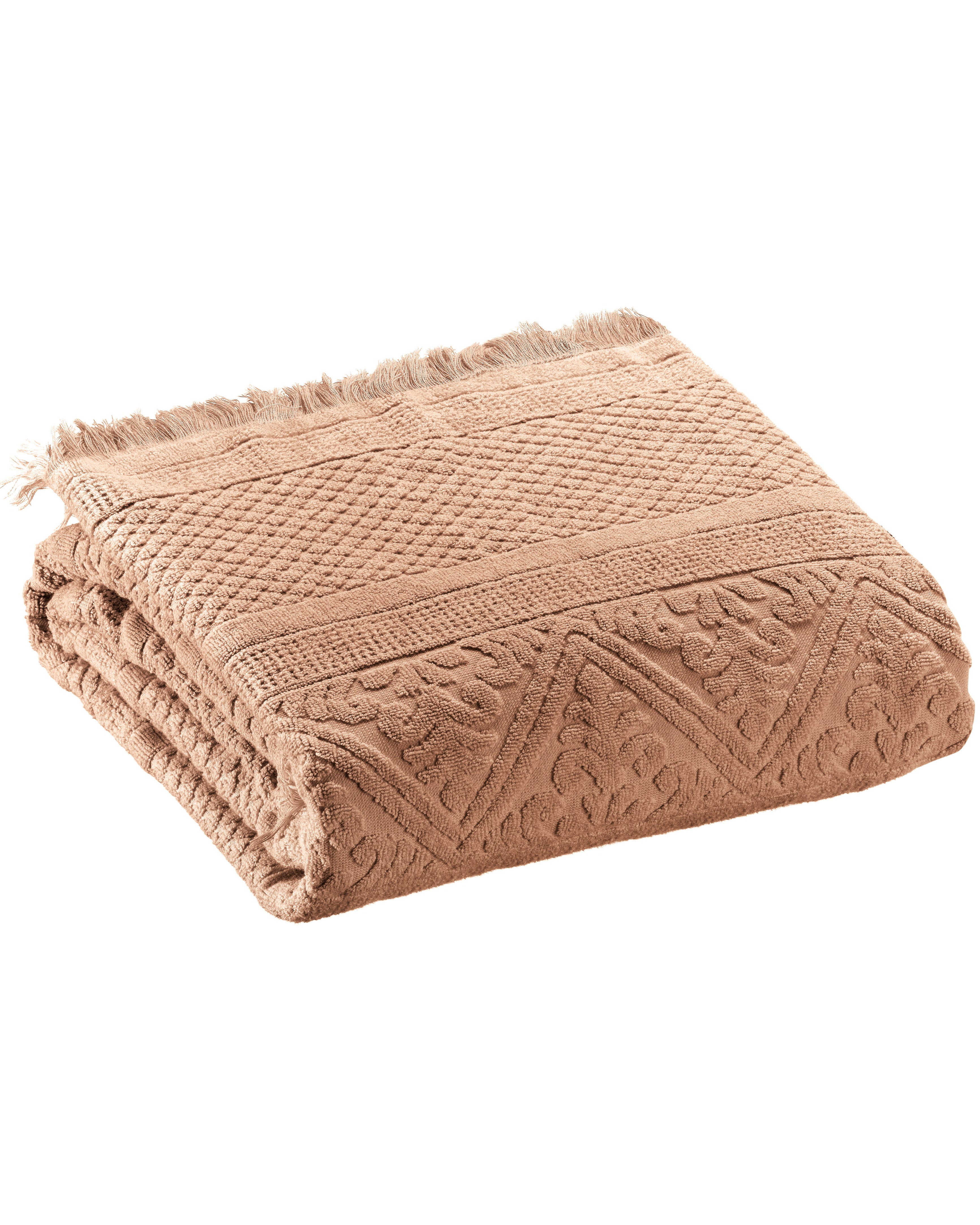 Zoe - Asciugamano da bagno nocciola, 100 X 180