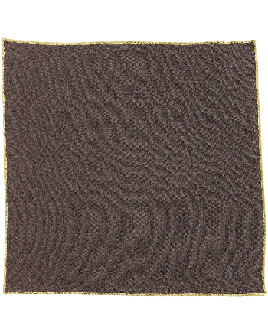 Grace - Tovagliolo in cotone riciclato color Café 40 X 40