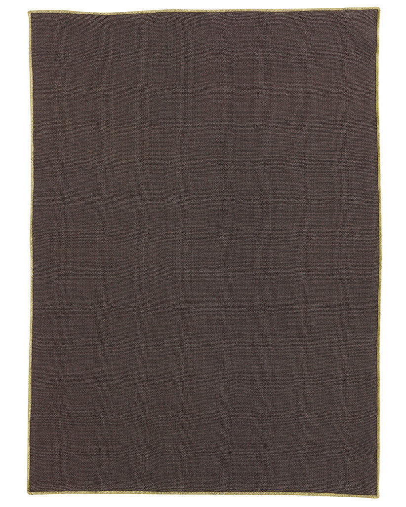 Isae - Strofinaccio in cotone riciclato, marrone caffè 50 X 70