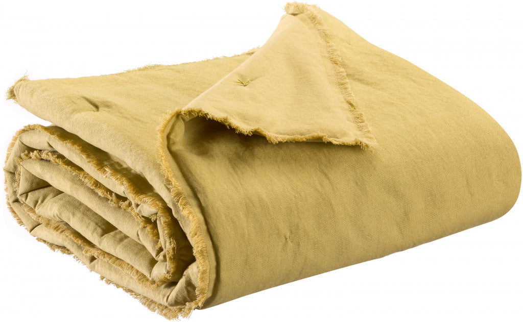 Laly plaid tinta unita Oro 135 X 200