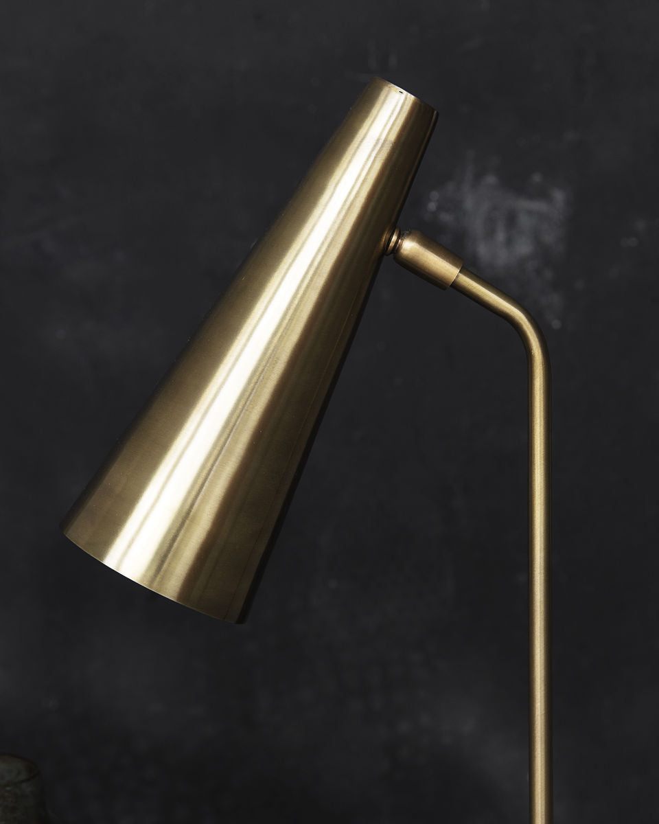 Lampada da scrivania di ottone