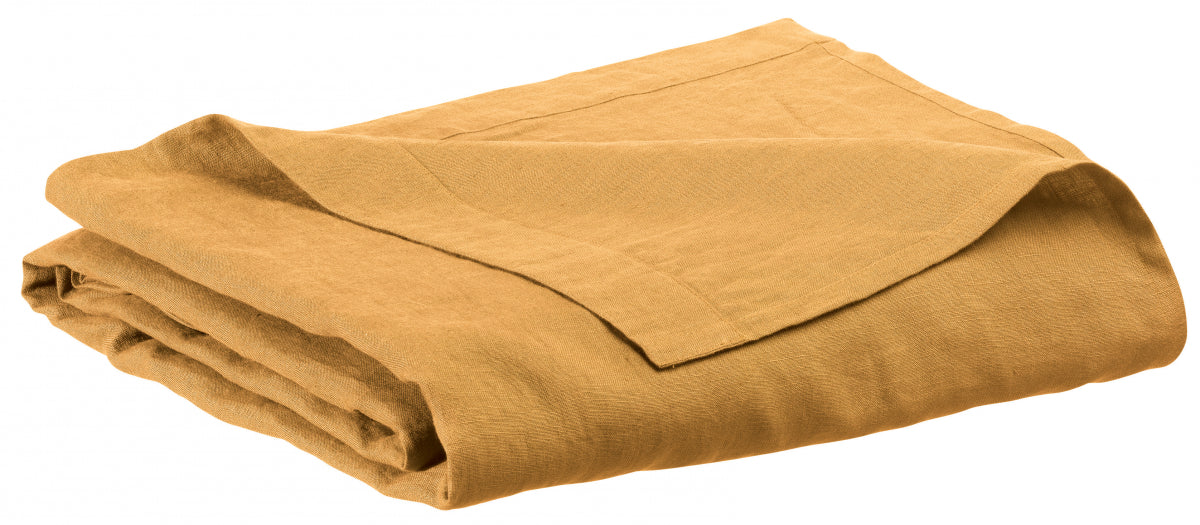 Lenzuolo piatto Zeff Ocre stonewashed 240 X 300