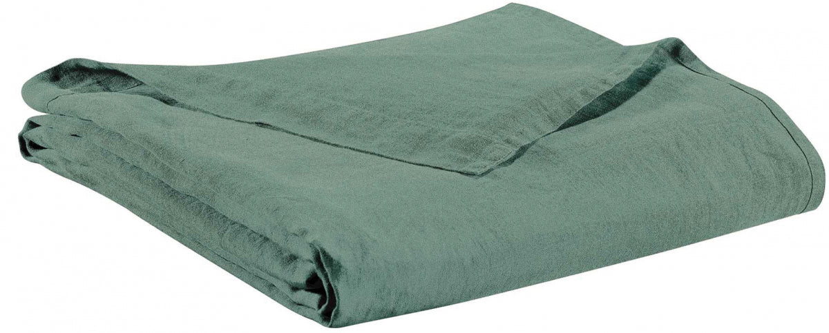 Lenzuolo piatto Zeff Vert De Gris imbiancato a pietra 240 X 300
