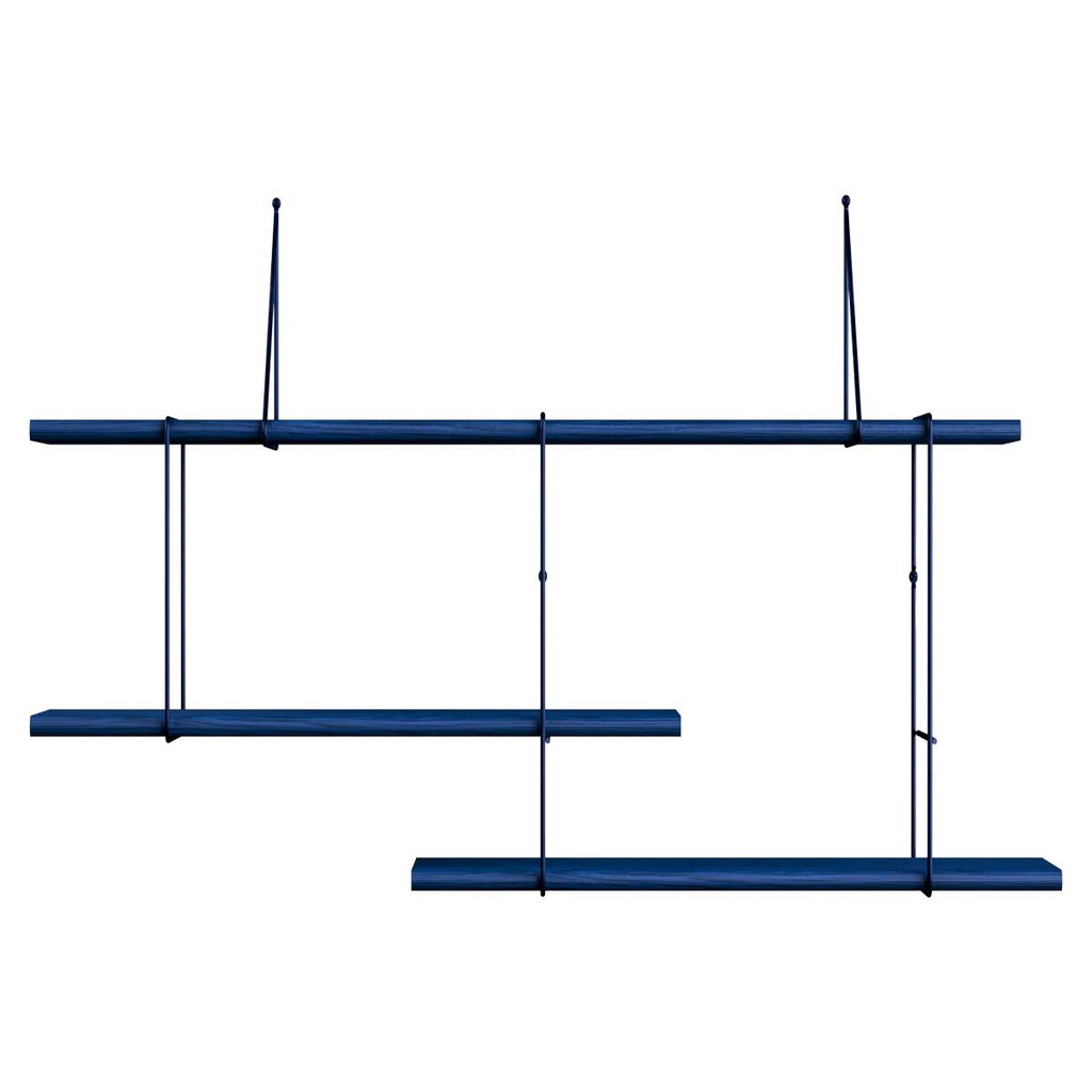 Libreria blu di design - Shrink denim di Studio Hausen