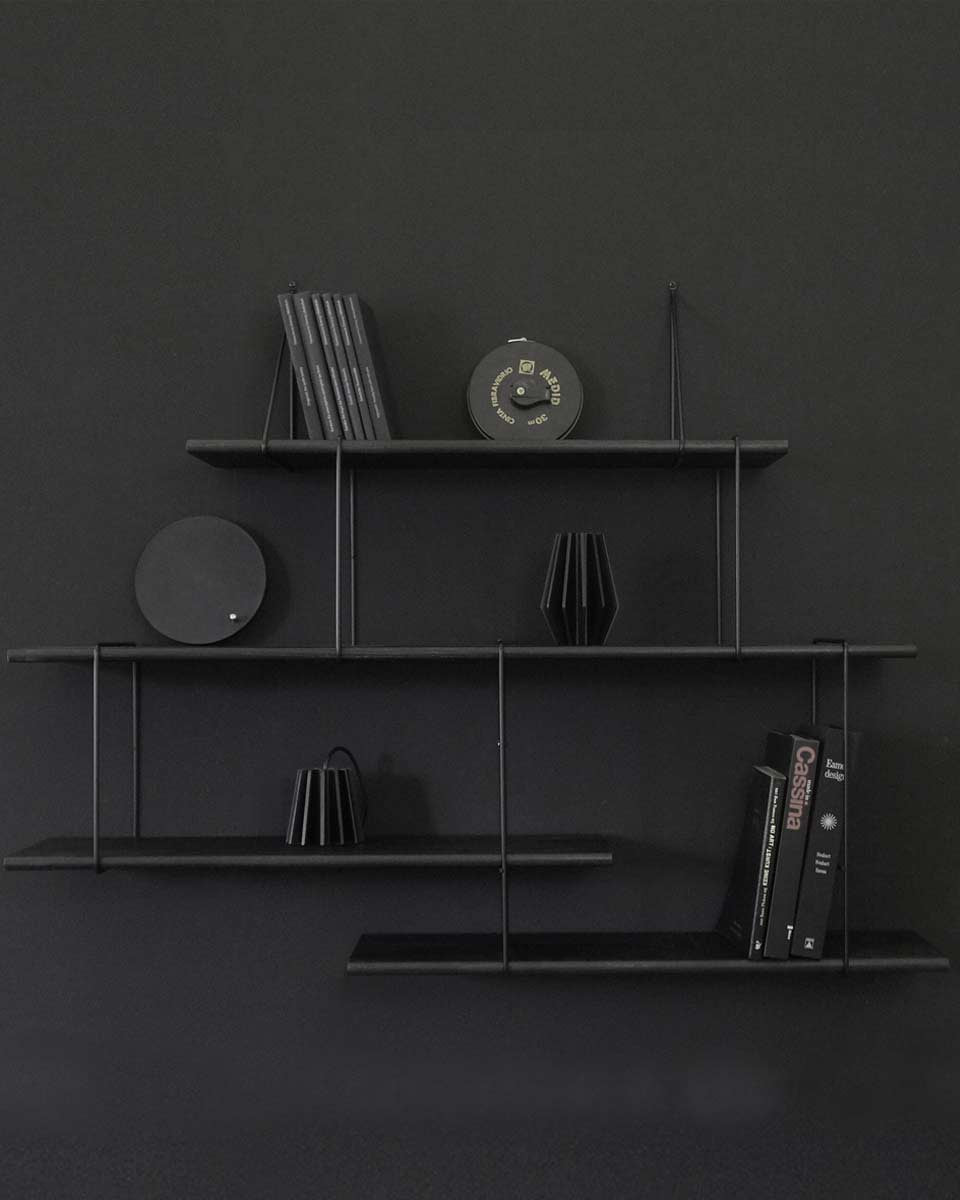 Libreria moderna nera