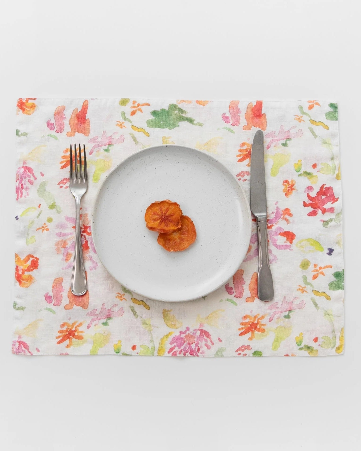 Wildflower - set 6 tovagliette in lino a fiori