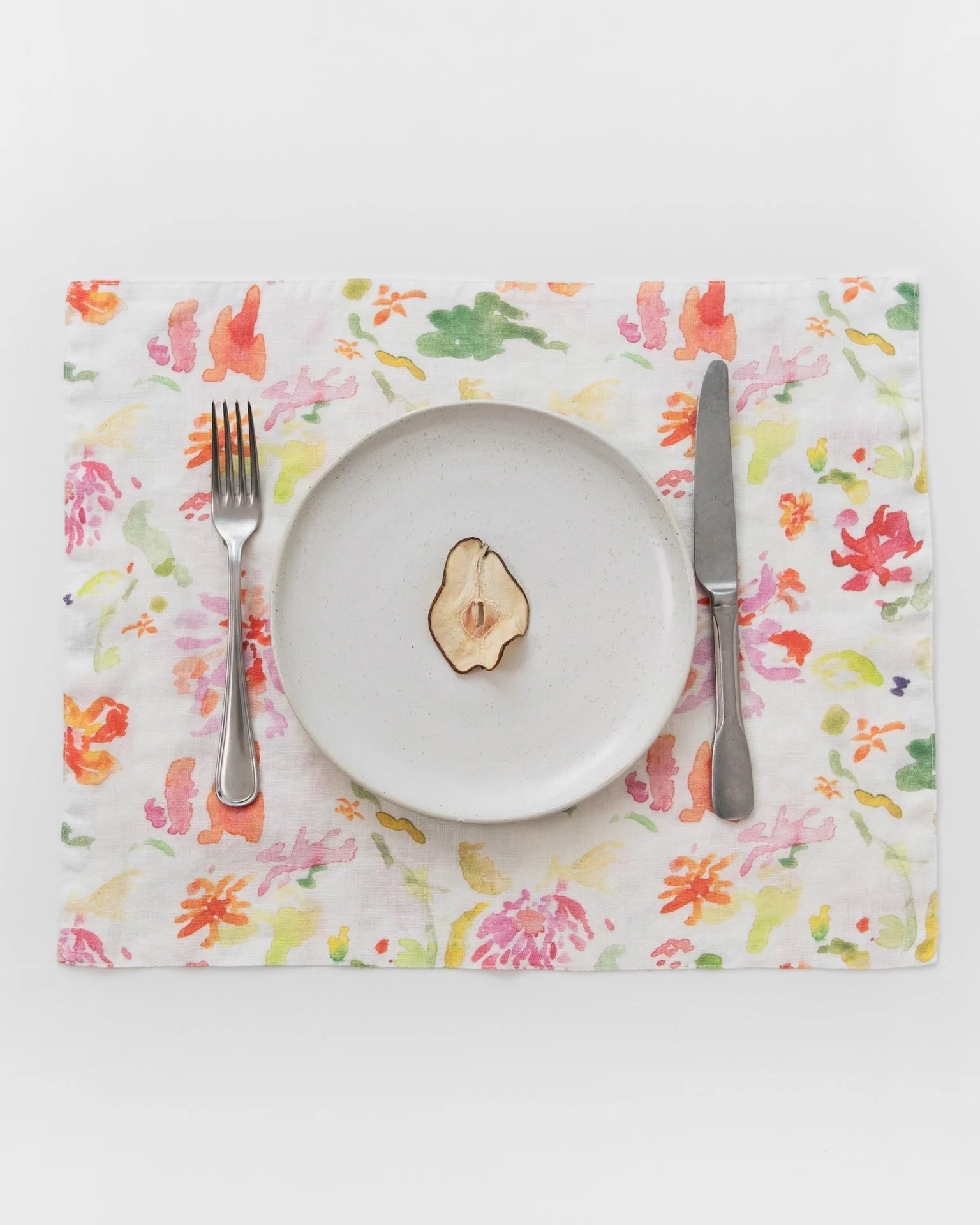 Wildflower - set 6 tovagliette in lino a fiori