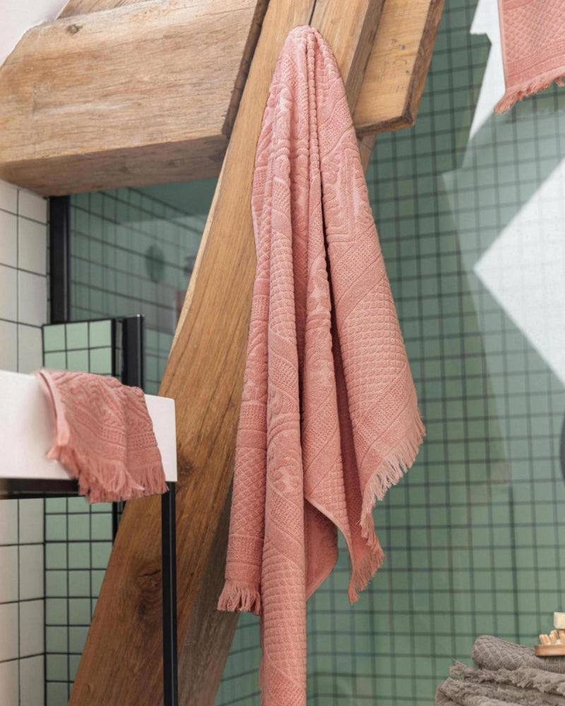 Maxi asciugamano da bagno Zoe Argile 100 X 180