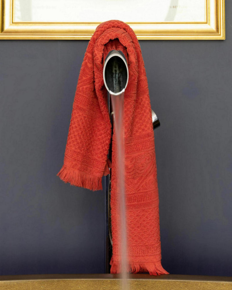 Maxi asciugamano da bagno Zoe Brique 100 X 180