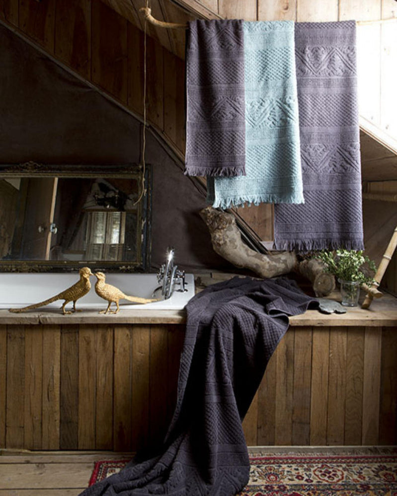 Maxi asciugamano da bagno Zoe Carbone 100 X 180