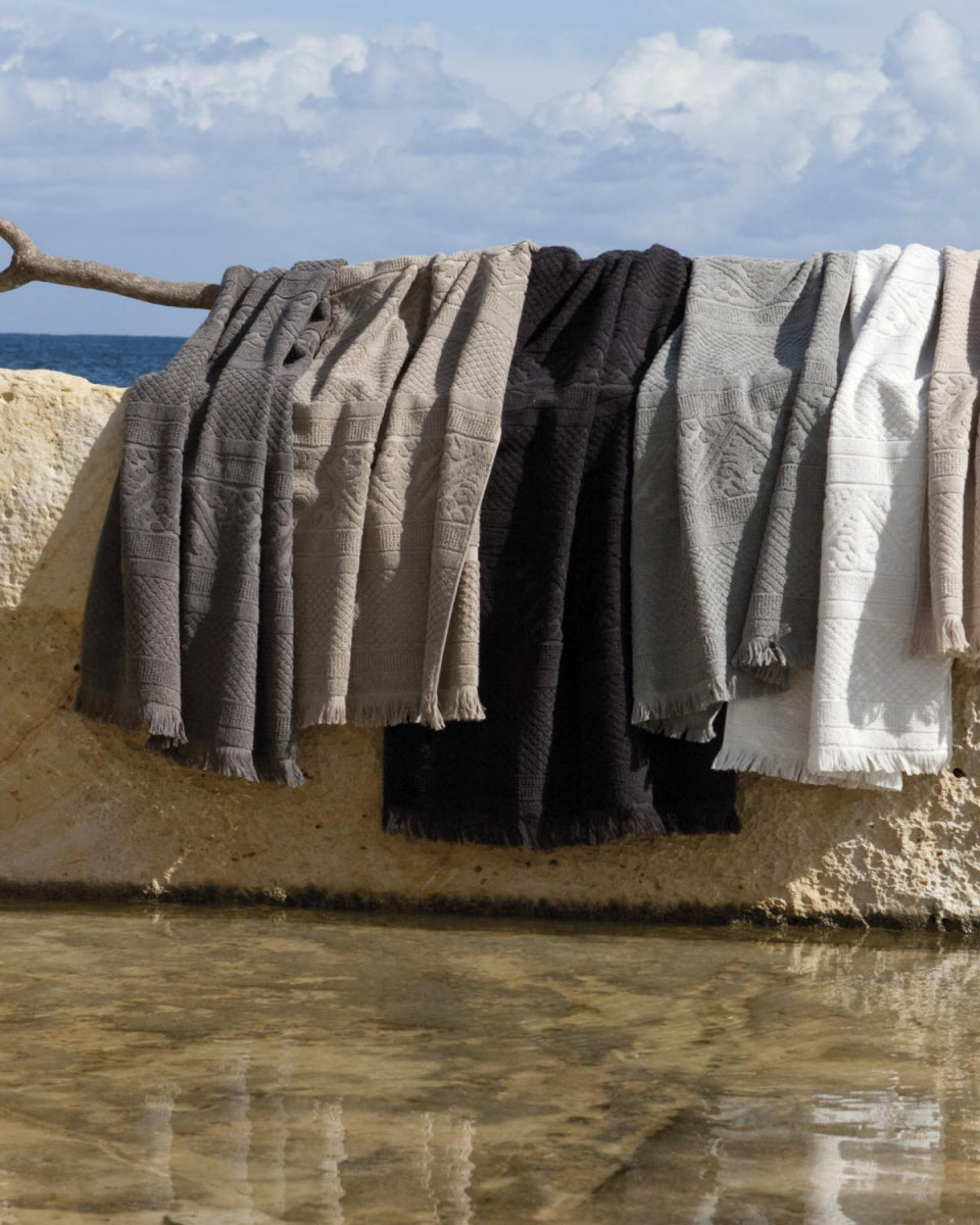 Maxi asciugamano da bagno Zoe Carbone 100 X 180