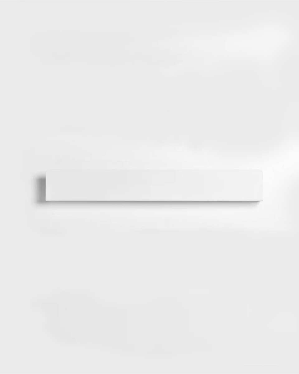 Mensola per il bagno in metallo bianco