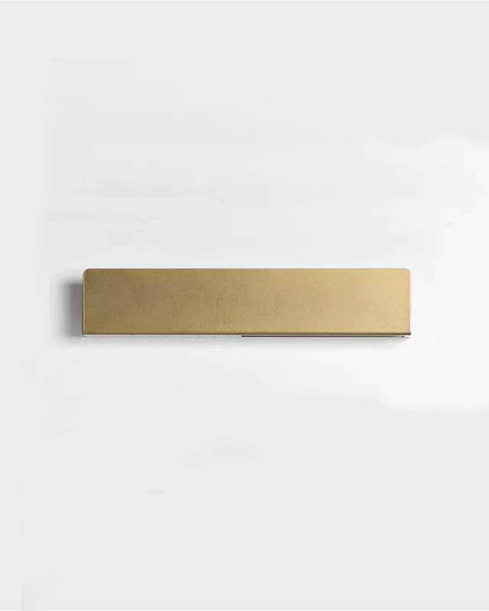 Mensola in metallo dorato