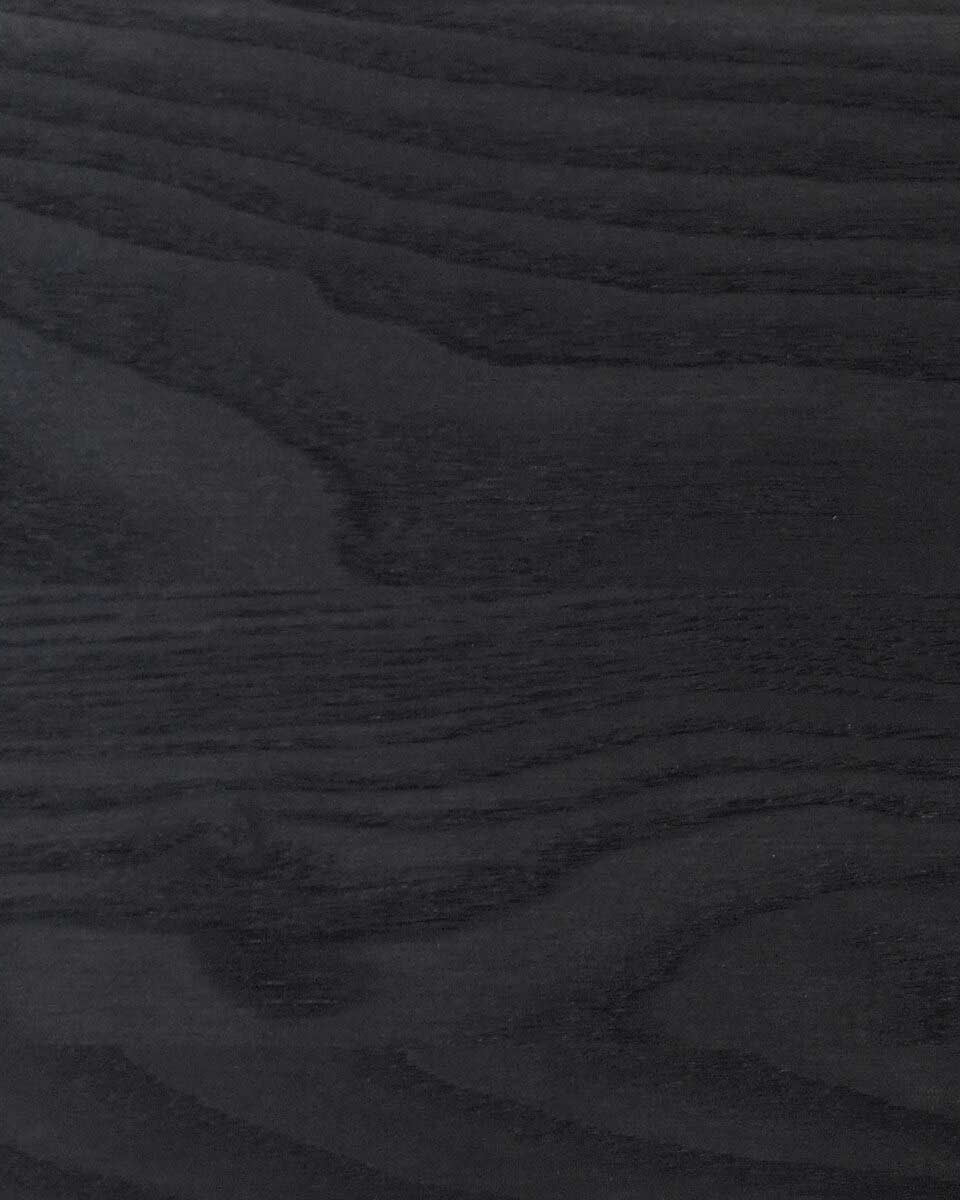 Mensole nere di legno di frassino 