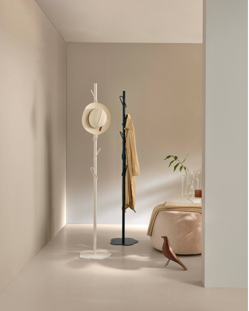 MyFlower - appendiabiti in metallo bianco